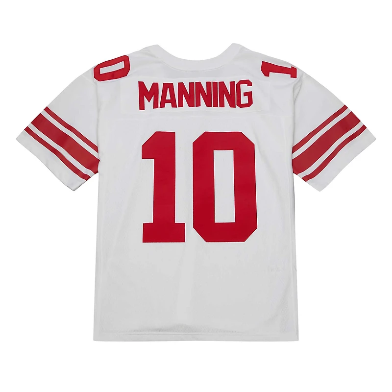 Maillot réplique Mitchell & Ness Eli Manning blanc New York Giants Legacy pour hommes
