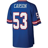 Maillot pour homme Mitchell & Ness Harry Carson Royal New York Giants Legacy Replica