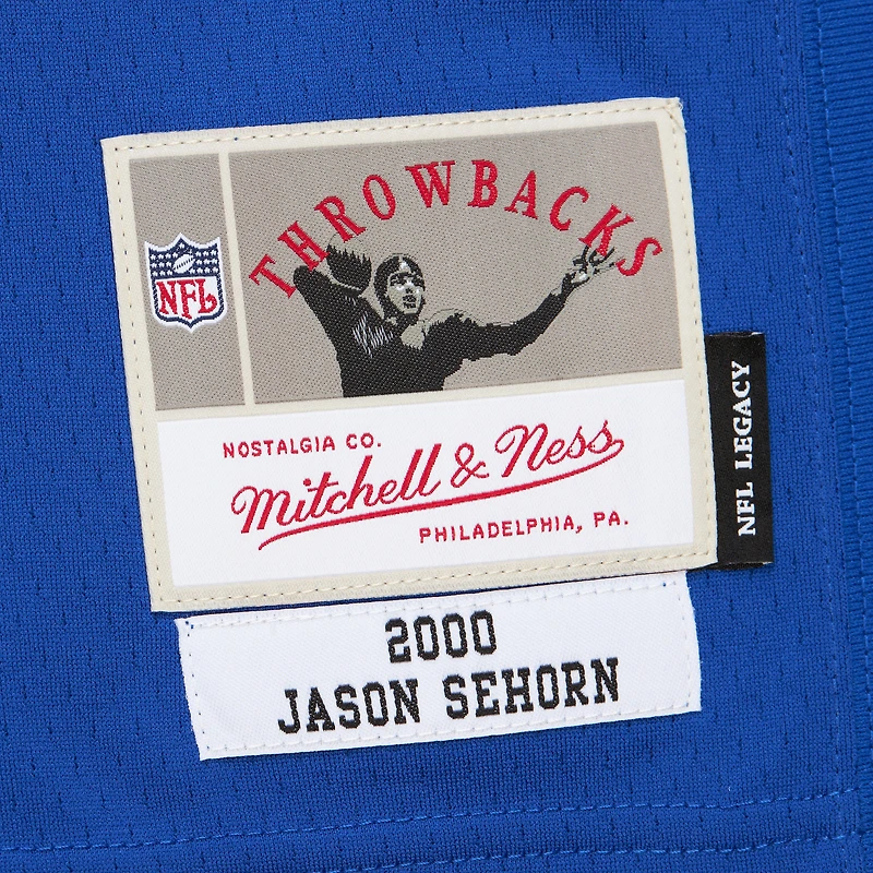 Maillot réplique Mitchell & Ness Jason Sehorn Royal New York Giants 2000 Legacy pour homme