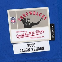 Maillot réplique Mitchell & Ness Jason Sehorn Royal New York Giants 2000 Legacy pour homme