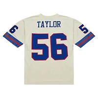 Maillot Mitchell & Ness Lawrence Taylor crème New York Giants Chainstitch Legacy pour hommes