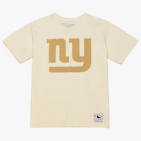Men's Mitchell & Ness Lawrence Taylor Cream New York Giants Sandman Name Number T-Shirt