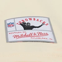 Men's Mitchell & Ness Lawrence Taylor Cream New York Giants Sandman Name Number T-Shirt