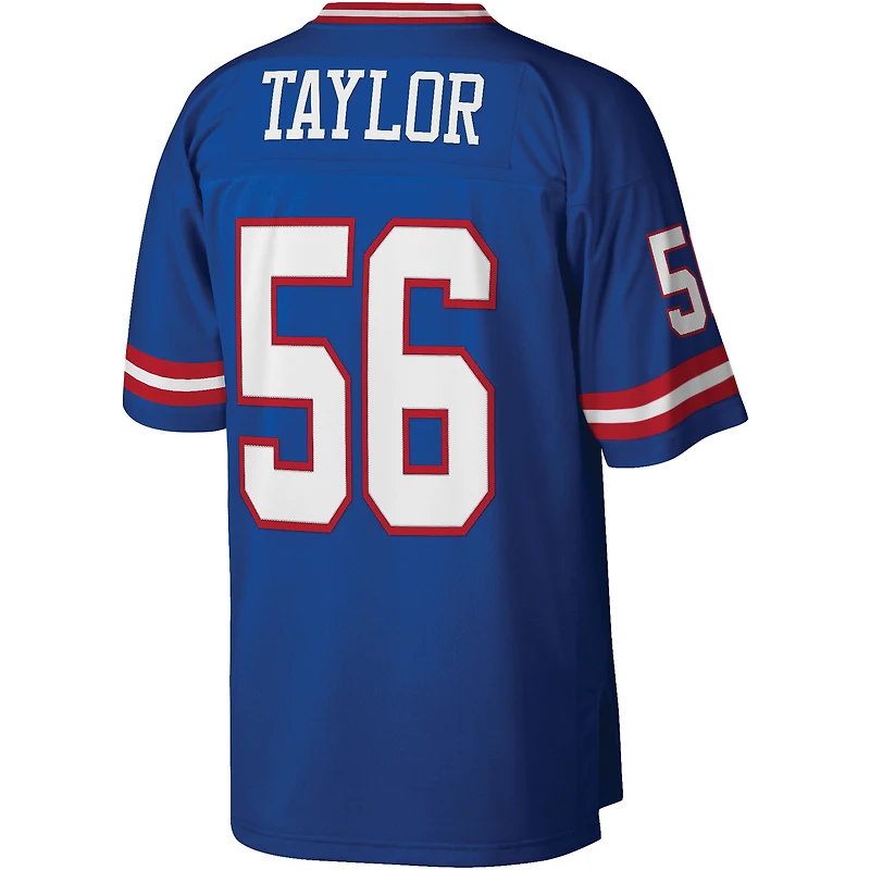 Maillot réplique Legacy Mitchell & Ness Lawrence Taylor Royal des Giants de New York pour homme
