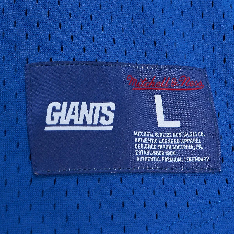Haut en maille pour homme avec nom et numéro de joueur retraité des New York Giants, Lawrence Taylor Royal Mitchell & Ness