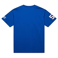 T-shirt surnom de joueur retraité Mitchell & Ness Lawrence Taylor Royal New York Giants pour hommes