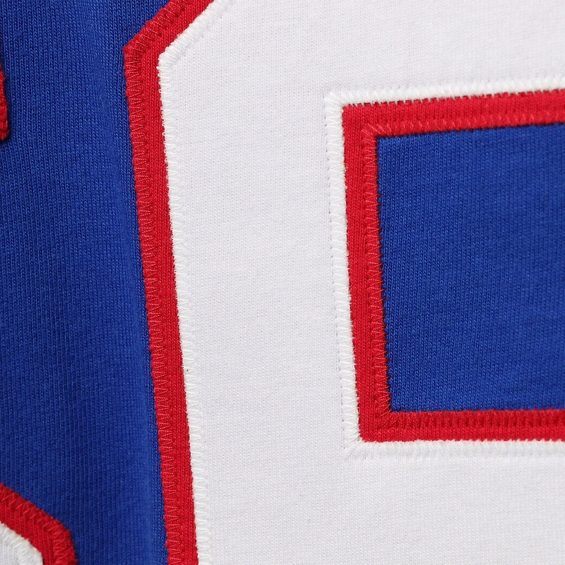 Men's Mitchell & Ness Lawrence Taylor Royal New York Giants Throwback Retired Player Name Number Long Sleeve Top