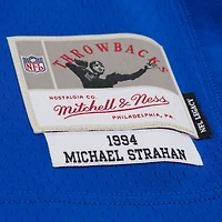 Maillot réplique Mitchell & Ness Michael Strahan Royal des New York Giants 1994 Legacy pour homme