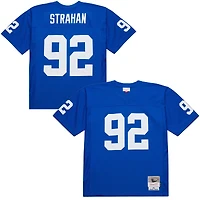 Maillot réplique Mitchell & Ness Michael Strahan Royal New York Giants 1994 Legacy pour homme