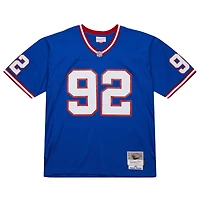 Maillot réplique de joueur retraité 1993 des Giants New York Michael Strahan Royal Mitchell & Ness pour homme