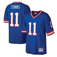 Maillot pour homme Mitchell & Ness Phil Simms Royal New York Giants Legacy Replica