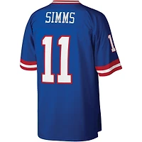 Maillot pour homme Mitchell & Ness Phil Simms Royal New York Giants Legacy Replica