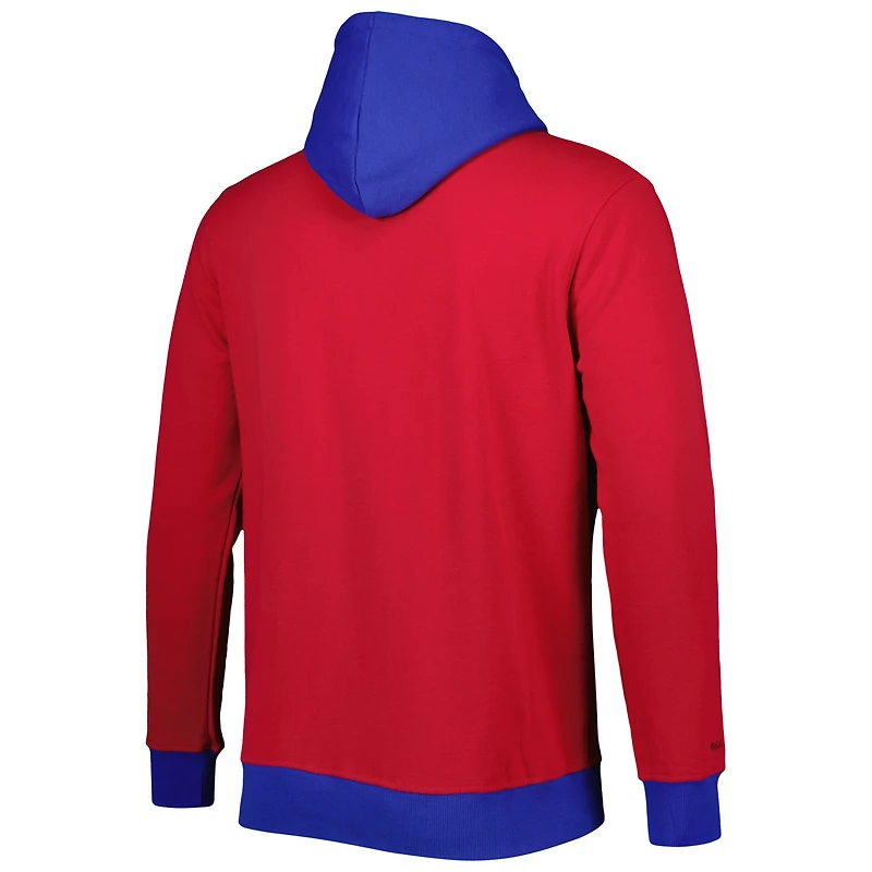 Chandail à capuchon Big Face 5.0 des Giants de New York Mitchell & Ness pour homme, rouge