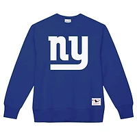 Sweat-shirt en molleton basique Mitchell & Ness Royal New York Giants pour homme