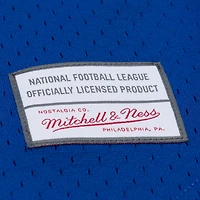 Men's Mitchell & Ness  Royal New York Giants Head Coach Mesh Full-Button Fashion Jersey