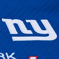 Maillot de mode Mitchell & Ness Royal New York Giants Head Coach en maille à boutons pour homme