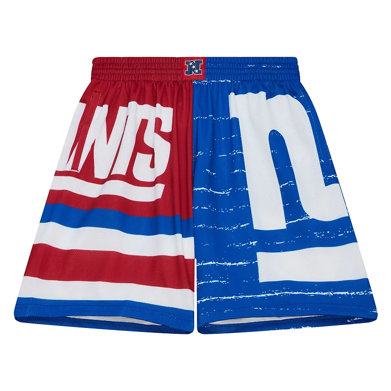 Short Mitchell & Ness Royal New York Giants Jumbotron 3.0 pour homme