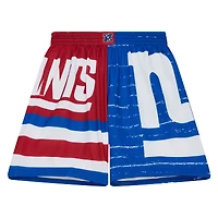 Short Mitchell & Ness Royal New York Giants Jumbotron 3.0 pour homme