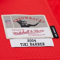 Men's Mitchell & Ness Tiki Barber Red New York Giants 2004 Legacy Replica Jersey