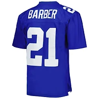 Men's Mitchell & Ness Tiki Barber Royal New York Giants Legacy Replica Jersey
