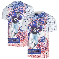 T-shirt avec nom et numéro de joueur à la retraite des Giants New York Mitchell & Ness pour homme, blanc