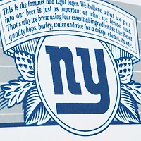 Sweat-shirt à capuche blanc The Crest des New York Giants de Mitchell & Ness x Bud Light pour homme