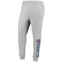 Men's MSX by Michael Strahan Heathered Gray New York Giants Jogger Pants