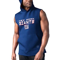 T-shirt à capuche sans manches pour hommes MSX by Michael Strahan Royal New York Giants Captain