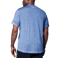 T-shirt MSX by Michael Strahan Royal New York Giants Motion Space-Dye pour hommes