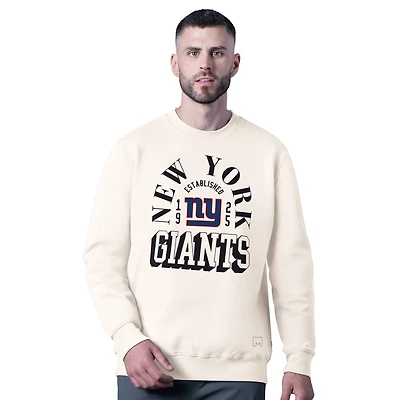 Sweat-shirt tri-blend blanc MSX by Michael Strahan des New York Giants pour homme