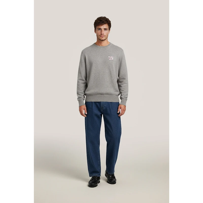 Men's NAADAM Gray New York Giants Cashmere Sweater