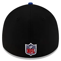 Men's New Era Black/Royal York Giants 2025 NFL Draft 39THIRTY Flex Hat