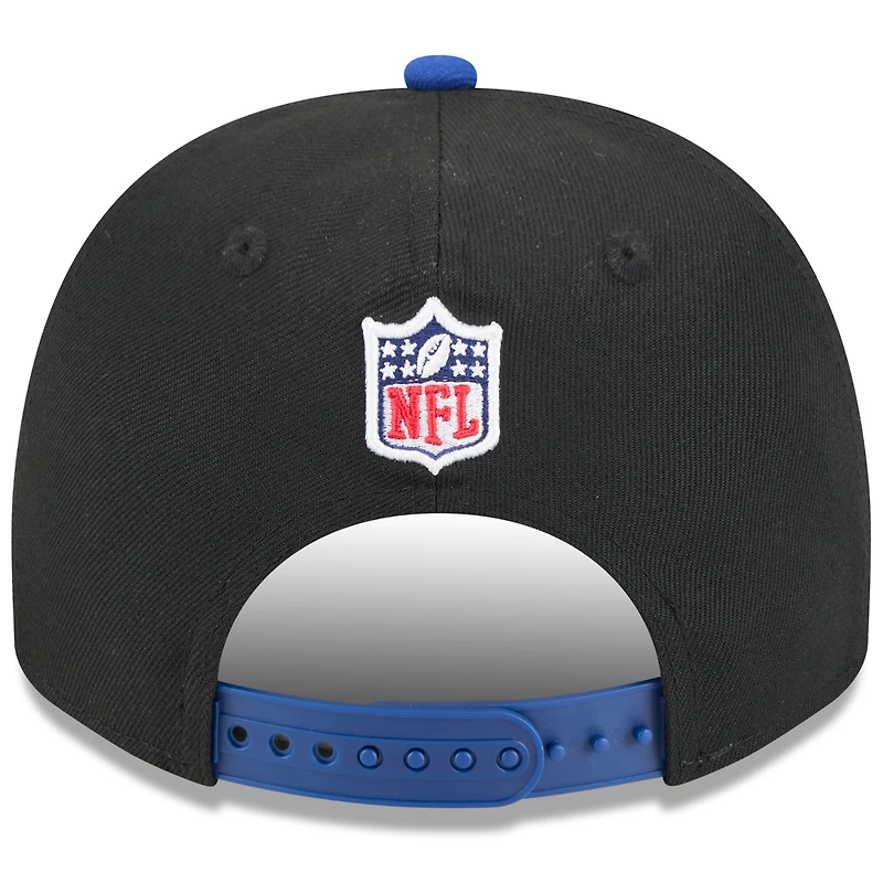 Men's New Era /Royal New York Giants 2025 NFL Draft A-Frame 9FIFTY Snapback Hat