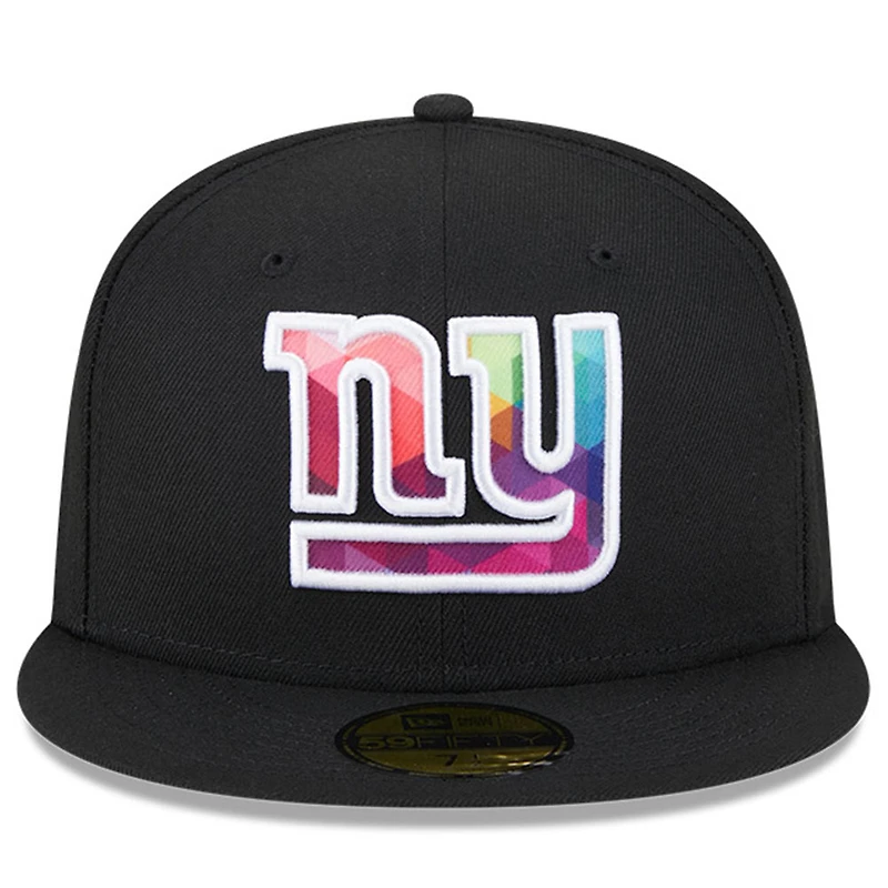 Men's New Era  Black York Giants 2023 NFL Crucial Catch 59FIFTY Fitted Hat