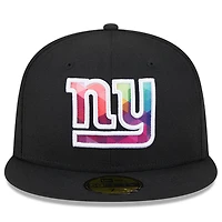 Men's New Era  Black York Giants 2023 NFL Crucial Catch 59FIFTY Fitted Hat