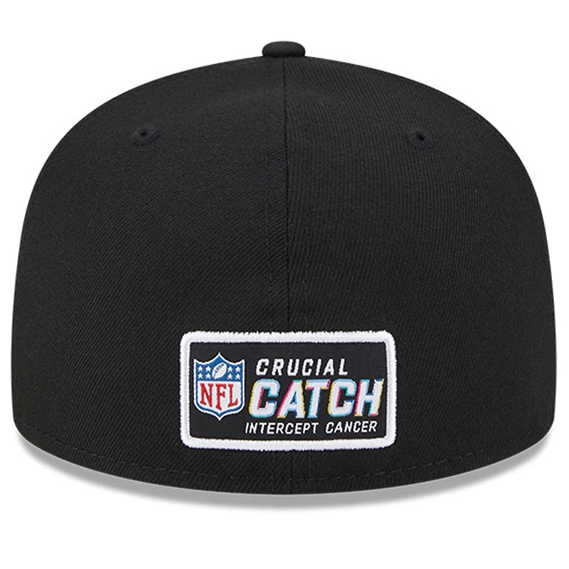 Men's New Era  Black York Giants 2023 NFL Crucial Catch 59FIFTY Fitted Hat