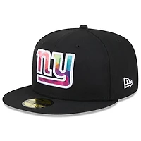 Men's New Era  Black York Giants 2023 NFL Crucial Catch 59FIFTY Fitted Hat