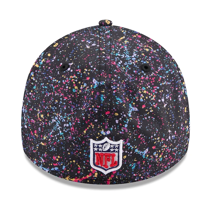 Casquette New Era noire York Giants 2025 NFL Crucial Catch 39THIRTY Flex pour homme