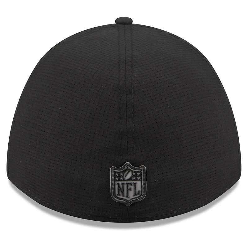 Men's New Era Black York Giants 2026 NFL Training Camp 39THIRTY Flex Hat
