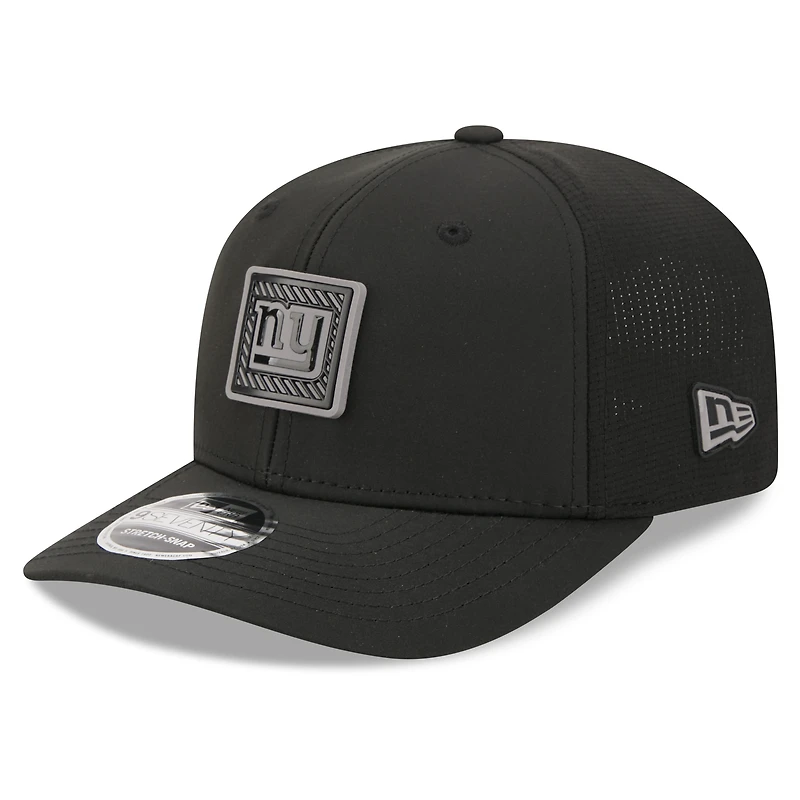 Casquette ajustable New Era noire pour homme New York Giants 2026 NFL Training Camp 9SEVENTY