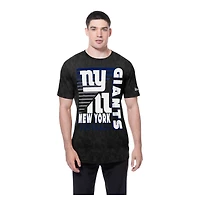 T-shirt oversize délavé aux enzymes New Era noir des York Giants pour homme