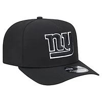 Casquette ajustable New Era 9FIFTY noire pour homme, New York Giants, Gore-Tex, modèle A-Frame.