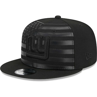 Casquette New Era New York Giants Independent 9FIFTY Snapback noire pour homme