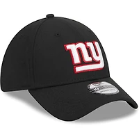 Casquette flexible principale 39THIRTY New Era noire des Giants de York pour hommes