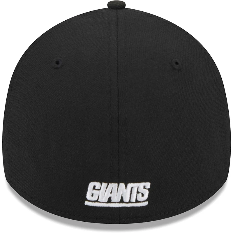 Casquette flexible principale 39THIRTY New Era noire des Giants de York pour hommes