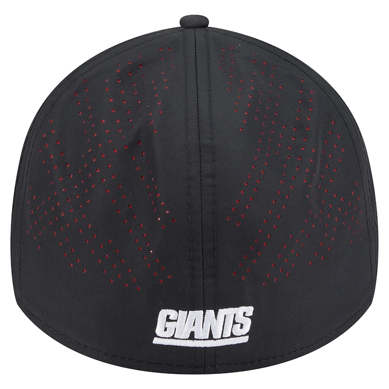 Casquette New Era noire York Giants Night 39THIRTY Flex pour homme