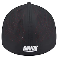 Casquette New Era noire York Giants Night 39THIRTY Flex pour homme