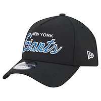 Casquette ajustable Smith 9FORTY New York Giants noire New Era pour homme