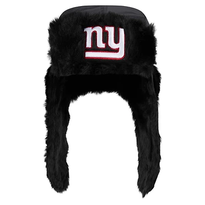 Men's New Era  Black York Giants Trapper Hat
