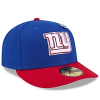 Men's New Era  Blue/Red York Giants 2026 NFL Draft Pre-Curved 59FIFTY Fitted Hat